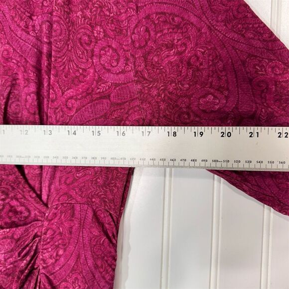 Soft Surroundings Women's PXL V-Neck Maxi Dress Tapestry Multicolor - Picture 3 of 9